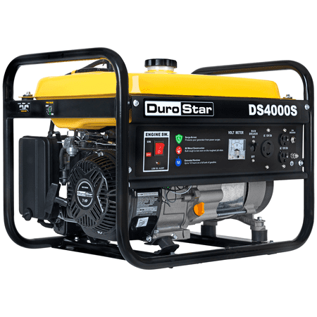 DuroStar DS4000s Gas Powered Portable Generator - 4000 Watt -Electric Start- Camping
