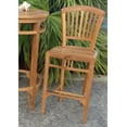 thumbnail image 3 of Teak Wood Orleans Outdoor Patio Barstool w/o Arms, 3 of 4