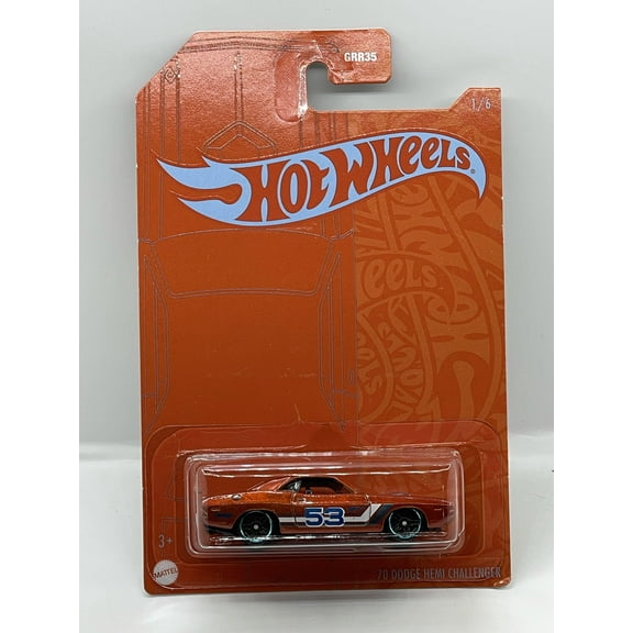 Hot Wheels Blue & Satin 2021 '70 Dodge HEMI Challenger Diecast Car