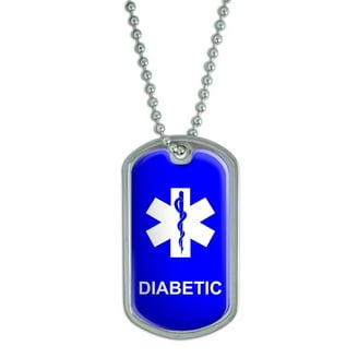 Walmart Hypoallergenic Stainless Steel Penicillin Allergy Necklace