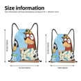 thumbnail image 2 of Zufioo Bluey Print Sports Cinch Sack Gym String Bags Machine Washable Heavy Duty String Backpack for Men Women-Medium, 2 of 6