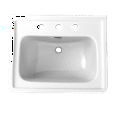 thumbnail image 4 of TOTO® Promenade® 24" x 19-1/4" Rectangular Pedestal Bathroom Sink for 8 inch Center Faucets, Cotton White - LPT532.8N#01, 4 of 5