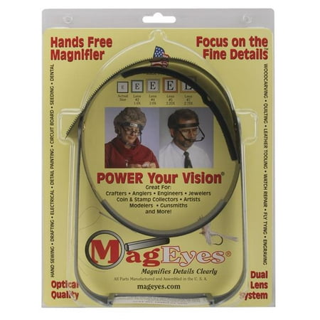 Mag Eyes 5360242 Magnifier-Full Circle & Double Lo - Black