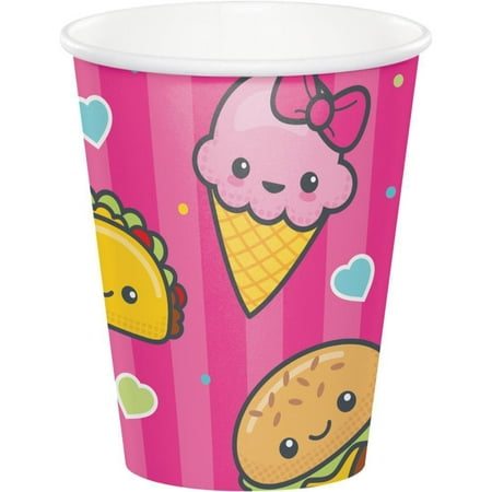 Creative Converting Junk Food Fun Hot/Cold Paper Cups 9 Oz., 8