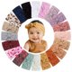 thumbnail image 1 of Diadema Jollybows, 20 unidades, lazos elásticos de nailon para bebés y niñas, 1 of 9