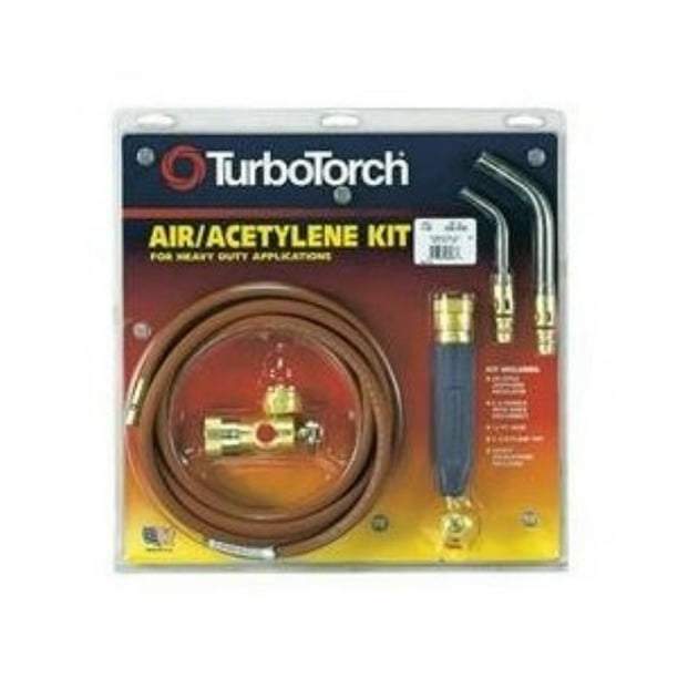 turbotorch x4b medium/heavy duty extreme torch kit air acetylene, 3.