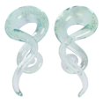 thumbnail image 1 of Piercing Expansores De Vidrio Retorcido Para Oreja Perforada, 1 of 4