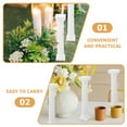 thumbnail image 5 of 4 Pcs Plastic Roman Pillar Statue Sculpture Decorative Column White, 5 of 8