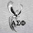 thumbnail image 3 of CafePress - Alpha Sigma Phi Phoenix Black Long Sleeve T Shirt - Womens Baseball Tee, 3 of 4