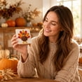 thumbnail image 5 of Fall Decoration Sea Glass Diy Kit with 4X4 Inch Canvas and Wooden Easel, Thanksgiving Table Decor Autumn Decorations for Home Centerpiece, Craft Kit for Fall Gift and Table Decor, 5 of 6