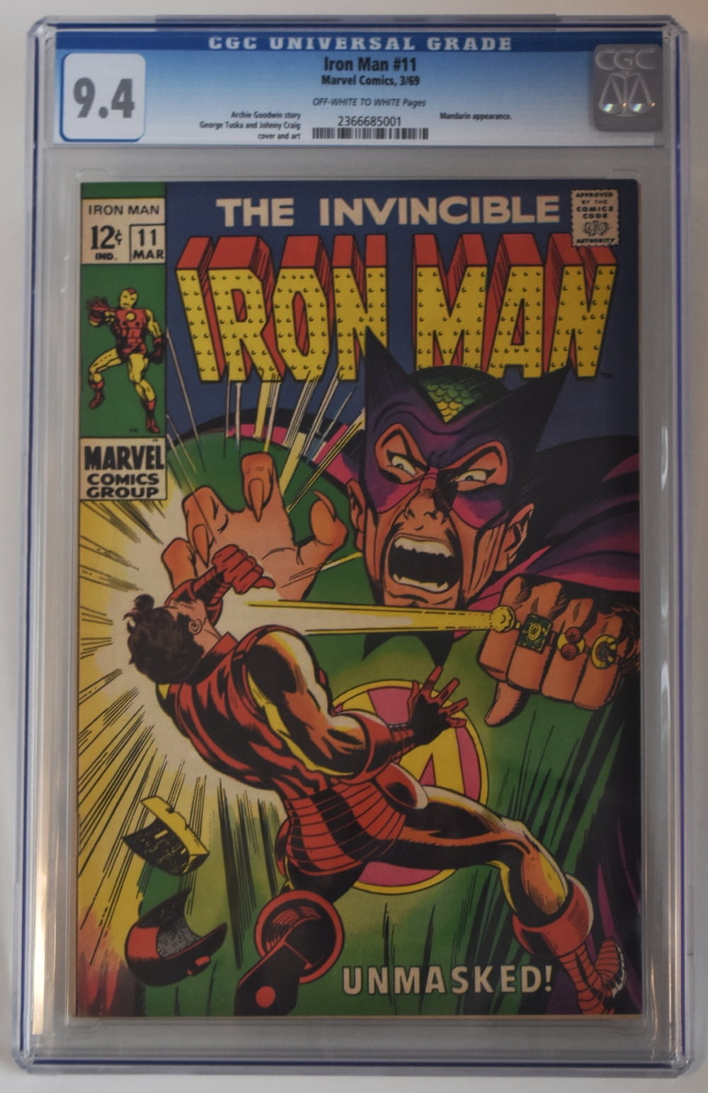 Iron Man #11 - CGC 9.4 Comic Book