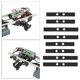thumbnail image 1 of Amortiguador de licencia de material acero modificado para WPL B24 B16 B36 C44 RC Truck Crawler Upgrade Modified Parts Juego de 8, 1 of 8