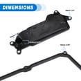 thumbnail image 6 of Unique Bargains Automatic Transmission Filter with Gasket Kit Fit for Cadillac CTS 2014 2015 No.24269999 - Pack of 2, 6 of 6
