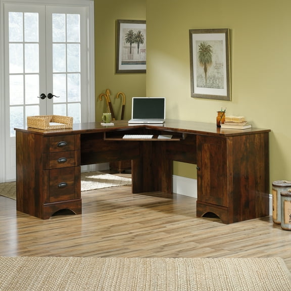 Sauder Harbor View Corner Computer Desk, Multiple Finishes