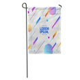 thumbnail image 1 of JSDART Blue Pattern Flat Dynamic Colorful Geometric on Cool Graphic Music Garden Flag Decorative Flag House Banner 28x40 inch, 1 of 2
