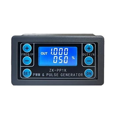 ZK-PP1K Dual Mode LCD PWM Signal Generator 1-Channel 1Hz-150KHz PWM Pulse Frequency Duty Cycle Adjustable Square Wave Generator