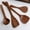B, variant on Wooden Spatula and Rice Spoon Set for Cooking Utensils Non-Stick Wood Long Spatula Hand Stir Fry Tools for Kitchen Preparation and Serving