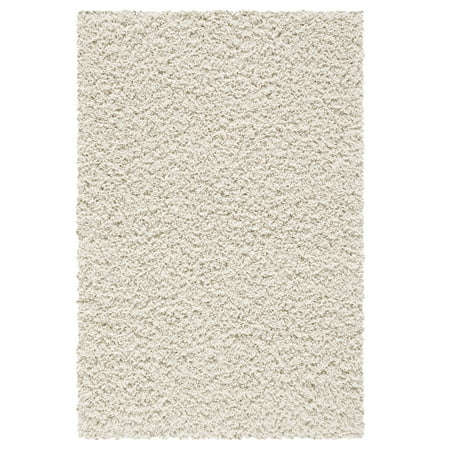 Mainstays Polyester Solid Textured Shag Area Rug and Runner Collection
