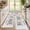 White, variant on Vaukki Farmhouse Kitchen Rugs Sets of 3, Non Slip Machine Washable Kitchen Mats for Floor, Low Profile Floor Mats for Sink Laundry Room, Brown