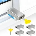 thumbnail image 3 of paramount Safety Window Stops For Children Family With Reliable Security Features Window Locks For Up And Down silvery, 3 of 6