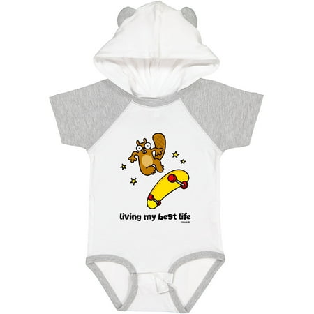 

Inktastic living my best life Boys or Girls Baby Bodysuit