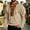 A342 Khaki, variant on Men's Lace Up V Neck Sweater Vintage Ribbed Knit Pullover Casual Long Sleeve Shirt with Faux Leather Elbow Patches Retro Fall Winter Tops Renaissance