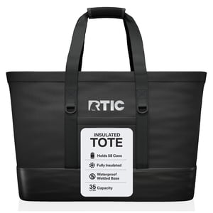 RTIC 35L Soft-Sided Cooler Tote, 58-Can Capacity