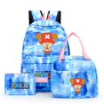 thumbnail image 1 of 3Pcs/set Anime One Piece School Backpack For Children Girl Backpack Back To School Bookbag Student Kawaii Lunch Bags Pencil Box, 1 of 5