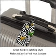 thumbnail image 3 of Square 2Pack PU Leather Dinosaur Cruise Luggage Tag with Privacy Cover and Name ID Tag for Travel Handbags Backpacks Luggage Tags, 3 of 6