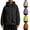 X-Khaki-womens rain jacket, variant on Hfnxid Womens Waterproof Rain Jackets Loose Fit Hooded Windbreaker Casual Lightweight Raincoats Fall Outdoor Hiking Coat Purple S