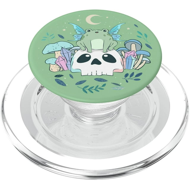 PopSockets PopGrip para MagSafe Cottagecore Aesthetic Frog