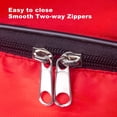 thumbnail image 6 of StarQualityBargain Christmas Wreath Storage Container 25" Red Water-Resistant Dual Zippered Heavy Duty Holiday Wreath Storage Bag, 6 of 7