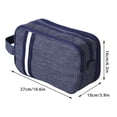 thumbnail image 6 of Anuirheih Toiletry Bag for Women and Men, Travel Makeup Bag with Hanging Hook Makeup Organizer Bag for Cosmetics(Blue), 6 of 7