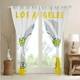 thumbnail image 4 of Erosebridal Football Curtains 38x45 inch for Football Fan,American Football Lovers Blackout Curtains,Sports Curtains Drapes,Football Fans Window Curtains 2 Panels for Living Room(Los Angeles 2), 4 of 6