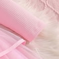 thumbnail image 7 of 5-6 Years Princess Dresses For Girls Kids Flowy Front Ruched Casual Midi Sundress for Princess Birthday Party Wedding Prom Gown Pink, 7 of 7