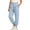 Y11-Light Blue, variant on Mifsaly Girls Cotton Joggers Elastic Waist Straight Leg Casual Sweapants with Pockets Kids Warm Fall Winter Back School Outfits
