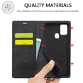 thumbnail image 6 of Compatible with Samsung A21s Wallet Case, PU Leather Flip Folio Case with Card Holders RFID Blocking Kickstand [Shockproof TPU Inner Shell] Phone Cover For Samsung Galaxy A21s, Black, 6 of 11