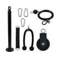 thumbnail image 3 of Set de entrenamiento de fuerza de 8 piezas perfecl accesorios Longitud ajustable de tracción de cables Estilo A, 3 of 8