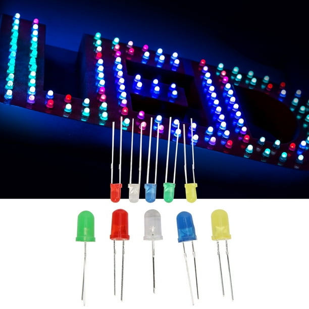 Surtido de Diodos emisores de luz LED Jadeshay 300 piezas 3 mm y 5 mm