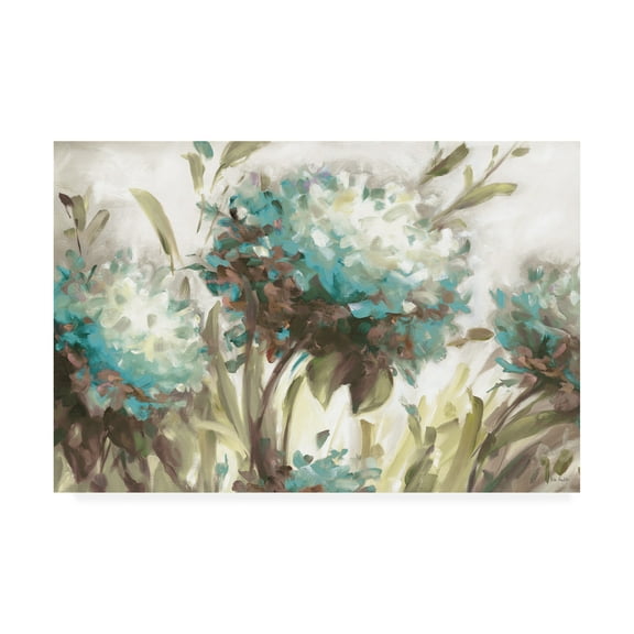 Trademark Fine Art 'Hydrangea Field Neutral' Canvas Art by Lisa Audit