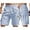 #Light Blue, variant on DPTALR Men's Solid Color Fashion Outdoor Multi-pocket Drawstring Loose Cargo Shorts,Army Green,Big and Tall Men L