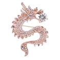 thumbnail image 1 of Pin de solapa vintage Yinane Broche de dragón para esmoquin, 1 of 8