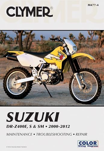 Suzuki DR-Z400E, S & SM Manual Motorcycle (2000-2012) Service Repair Manual ^