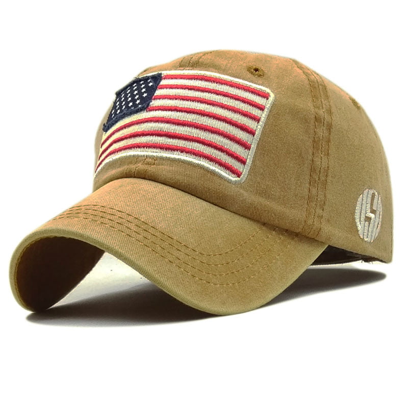 Baseball Cap Mens Tactical Army Cotton Military Dad Hat USA American Flag US AN 