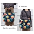 thumbnail image 6 of FORMRS 16" Laptop Bag Carrying Sleeve Case with Handle Travel Shoulder Briefcase, Blue Cubes, 6 of 8