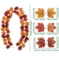 thumbnail image 3 of Yyuenw 78.74in Artificial Maple Leaf Fall Garland Hanging Vine, Autumn Foliage Decor for Halloween Thanksgiving Fireplace Door Indoor Outdoor Home Decor, 3 of 9