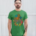 thumbnail image 3 of Tee Hunt Happy Easter T-Shirt Pascha Easter Eggs Men's Tee, Green, XX-Large, 3 of 5