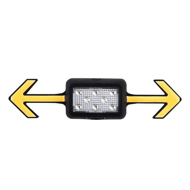Helmet Turn Signal Light, USB Rechargeable Motorcycle Helmet Light, Remote Control Water Resistant LED Safety Light for Scooter Biking, Black