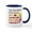 White/Navy Inside, variant on CafePress - Funny Being An Adult Mugs - 11 oz Ceramic Mug - Novelty Coffee Tea Cup