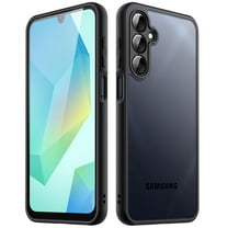 JETech Matte Case for Samsung Galaxy A16 5G / 4G 6.7-Inch, Frosted Translucent Back Protective Slim Phone Cover, Anti-Fingerprints (Black)